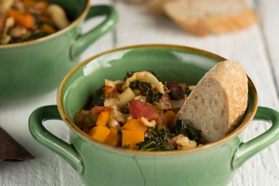 Fall Minestrone Soup - Thyme of Taste